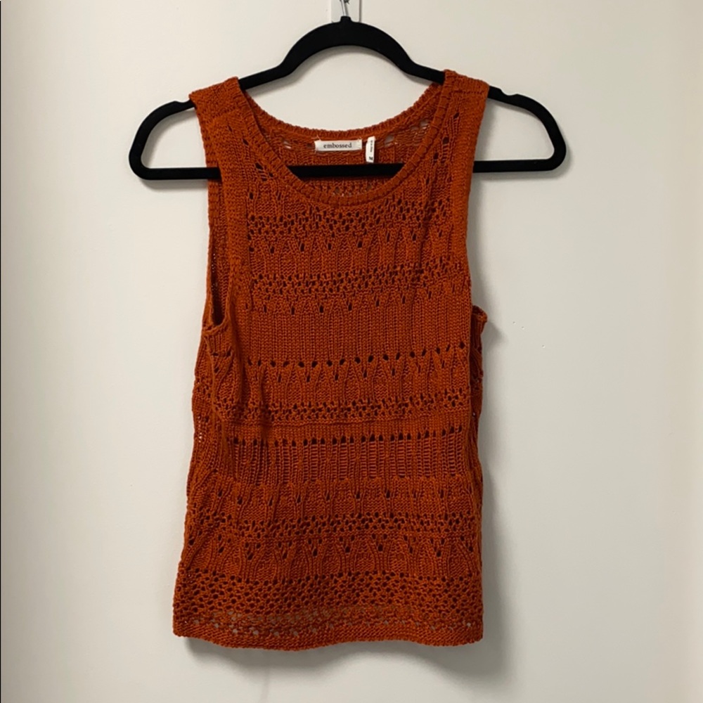 Knitted tank top